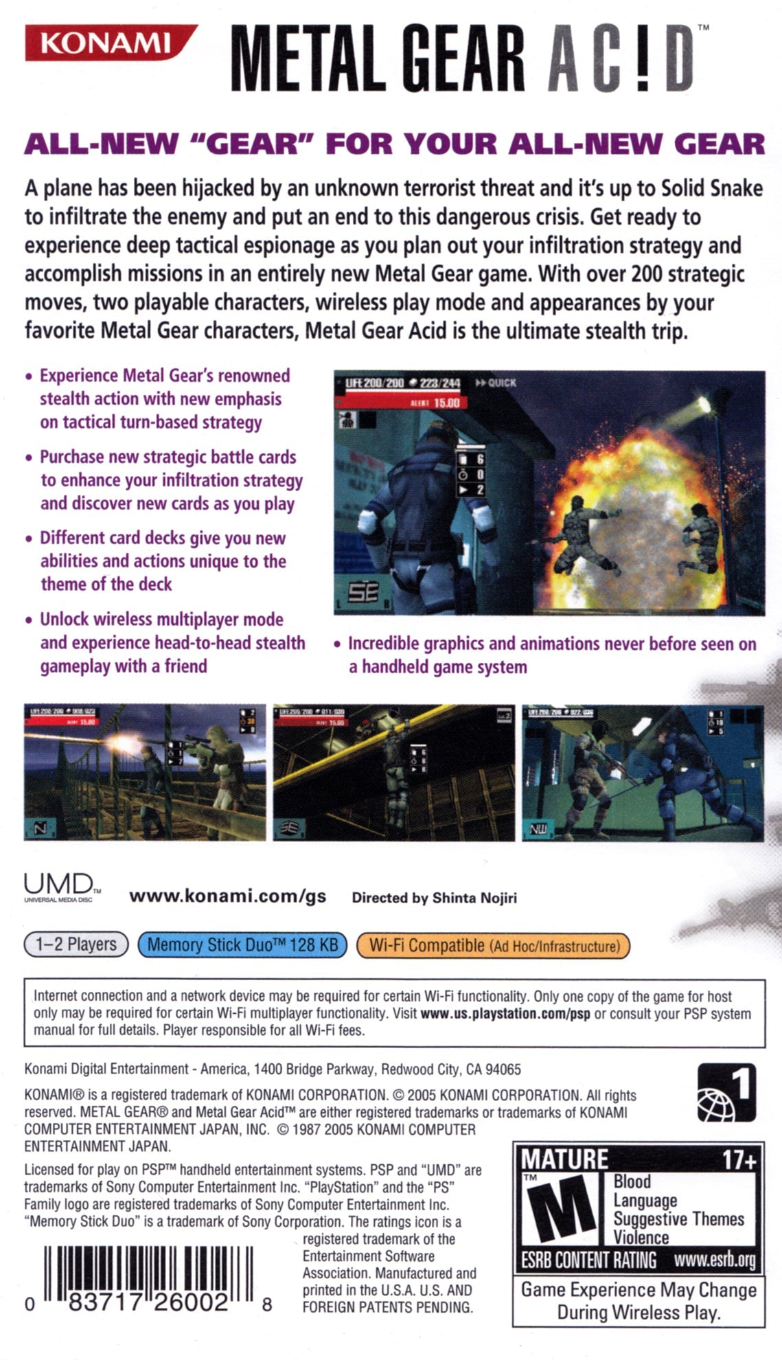 Metal Gear Acid PSP