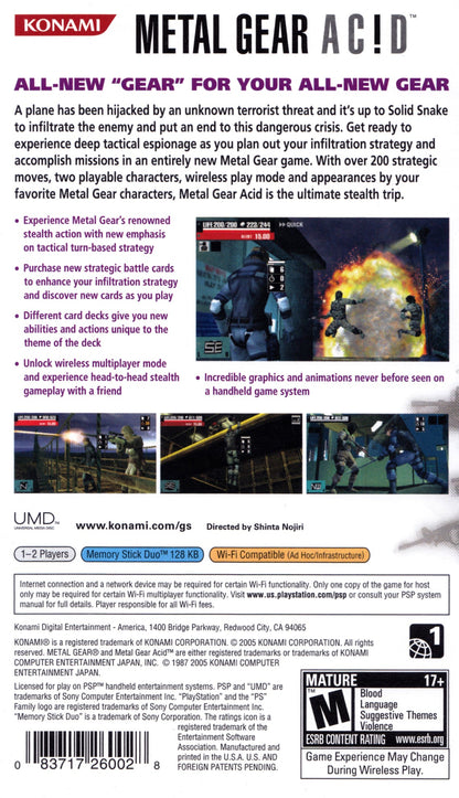 Metal Gear Acid PSP