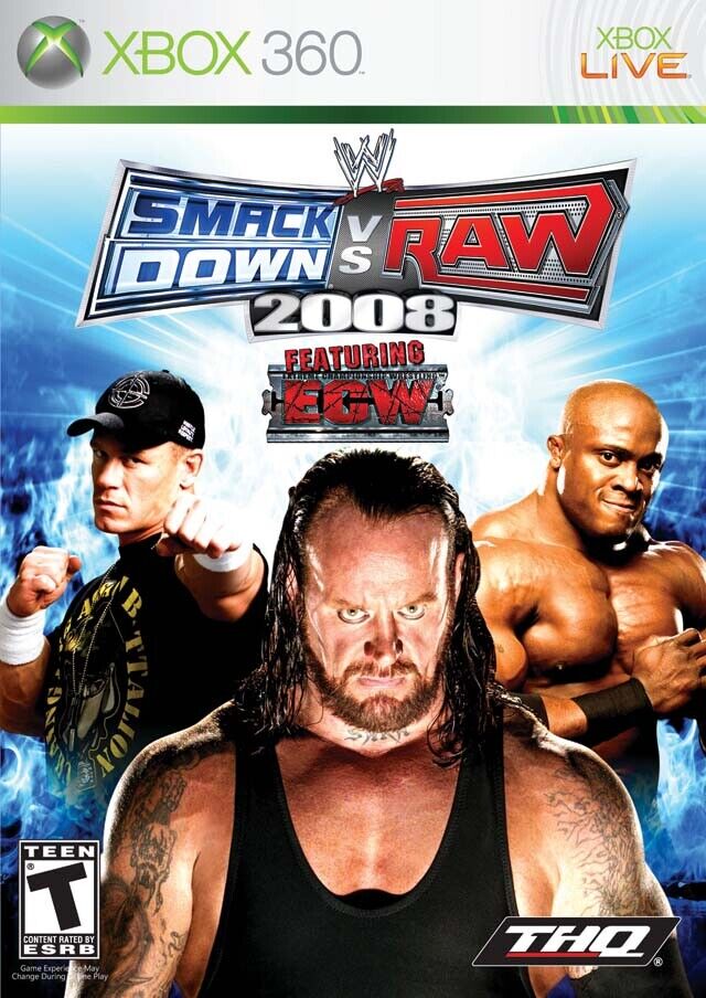 WWE Smackdown Vs. Raw 2008 Xbox 360