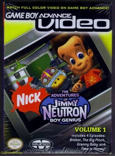 GBA Video Jimmy Neutron Volume 1 GameBoy Advance