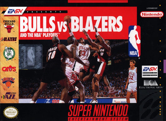 Bulls Vs Blazers and the NBA Playoffs Super Nintendo