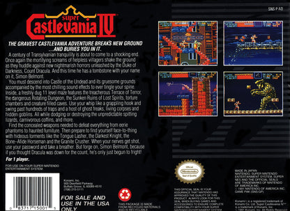 Super Castlevania IV Super Nintendo