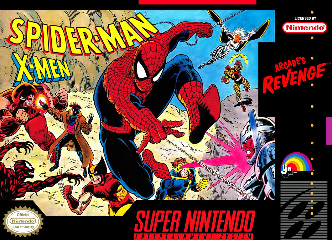 Spiderman X-Men Arcade's Revenge Super Nintendo