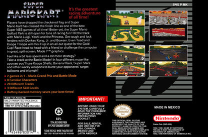 Super Mario Kart Super Nintendo