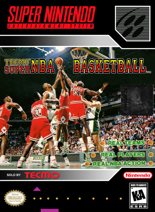 Tecmo Super NBA Basketball Super Nintendo