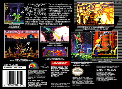 Warlock Super Nintendo