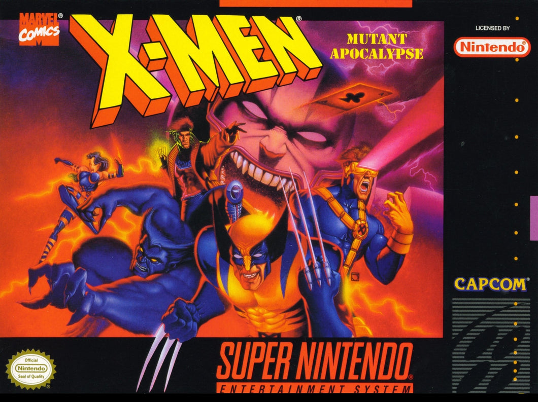 X-Men Mutant Apocalypse Super Nintendo