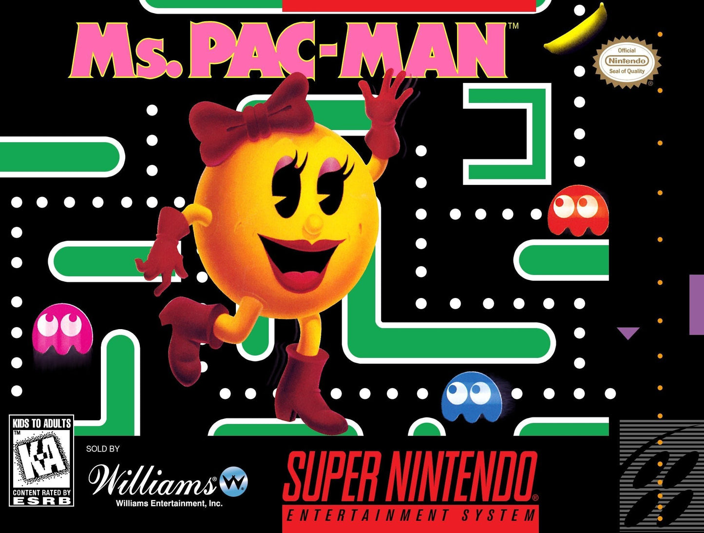 Ms. Pac-Man Super Nintendo