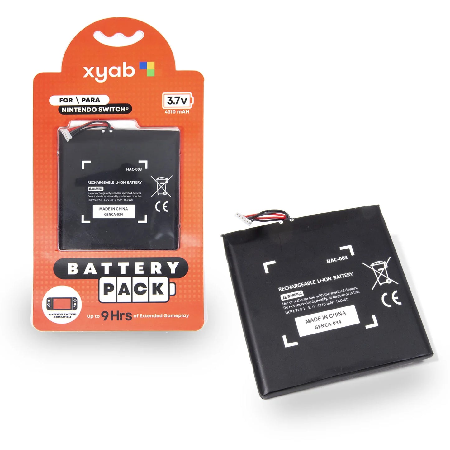 XYAB Switch Battery Pack 4310 mAh Nintendo Switch