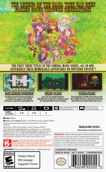 Collection of Mana Nintendo Switch