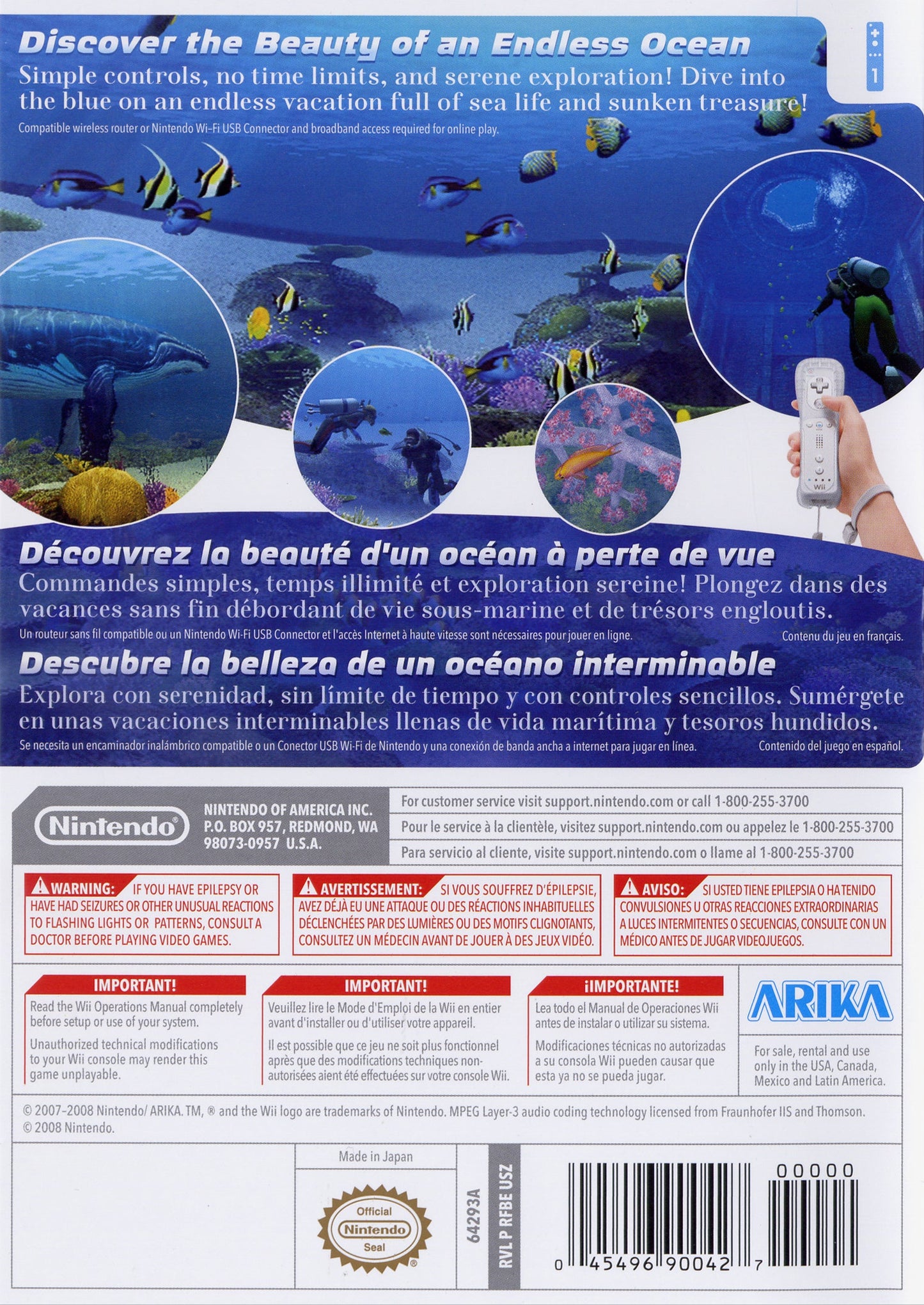 Endless Ocean Wii