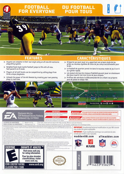 Madden 2009 All-Play Wii