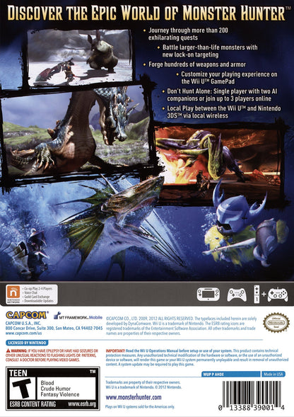 Monster Hunter 3 Ultimate Wii U