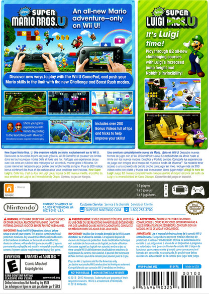 New Super Mario Bros. U + New Super Luigi U Wii U