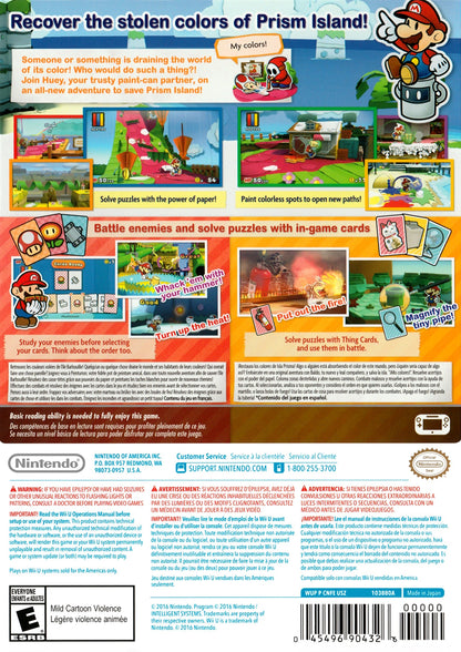Paper Mario Color Splash Wii U