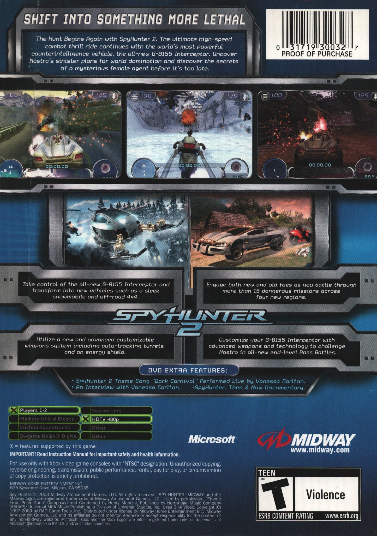 Spy Hunter 2 Xbox