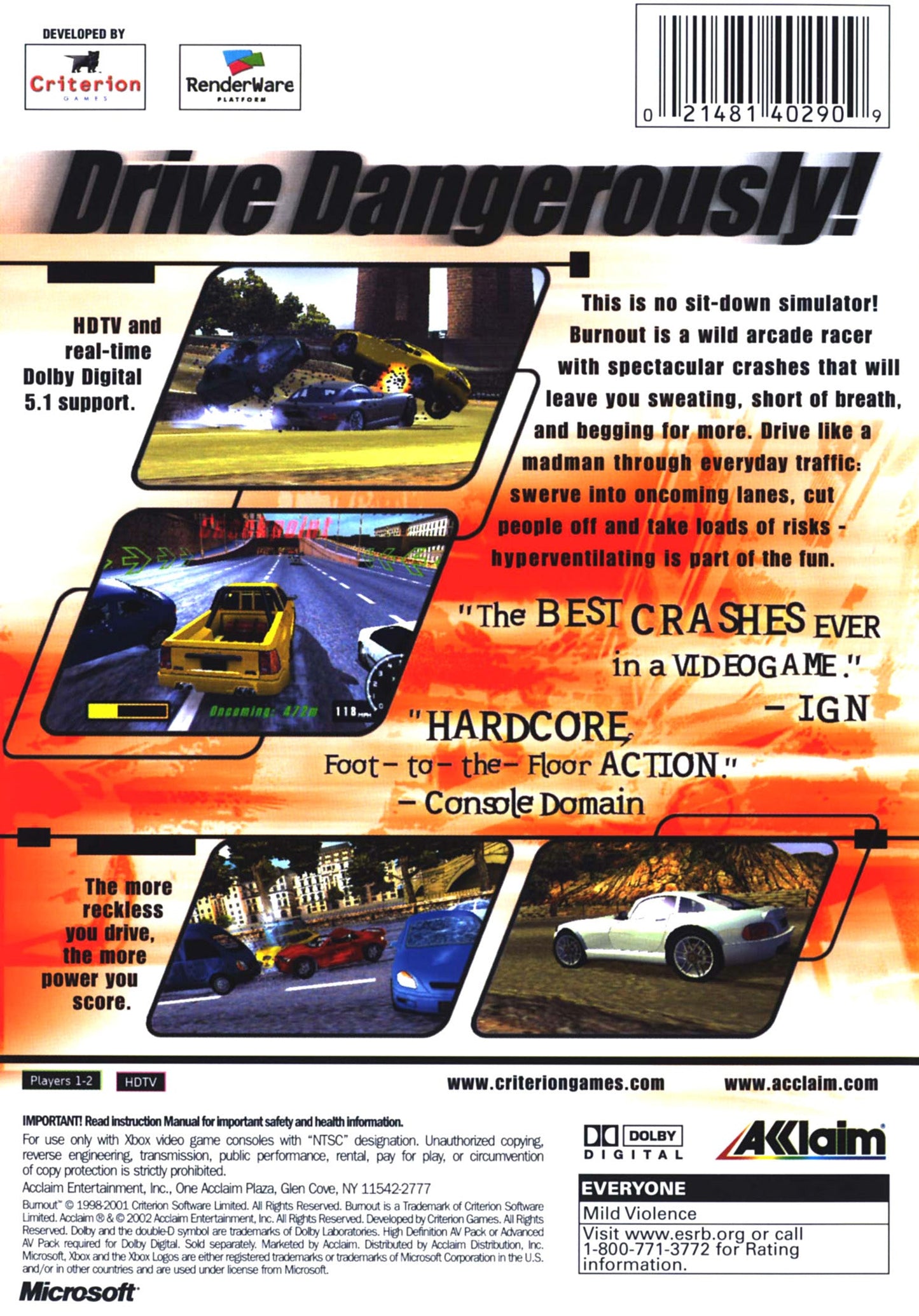 Burnout Xbox