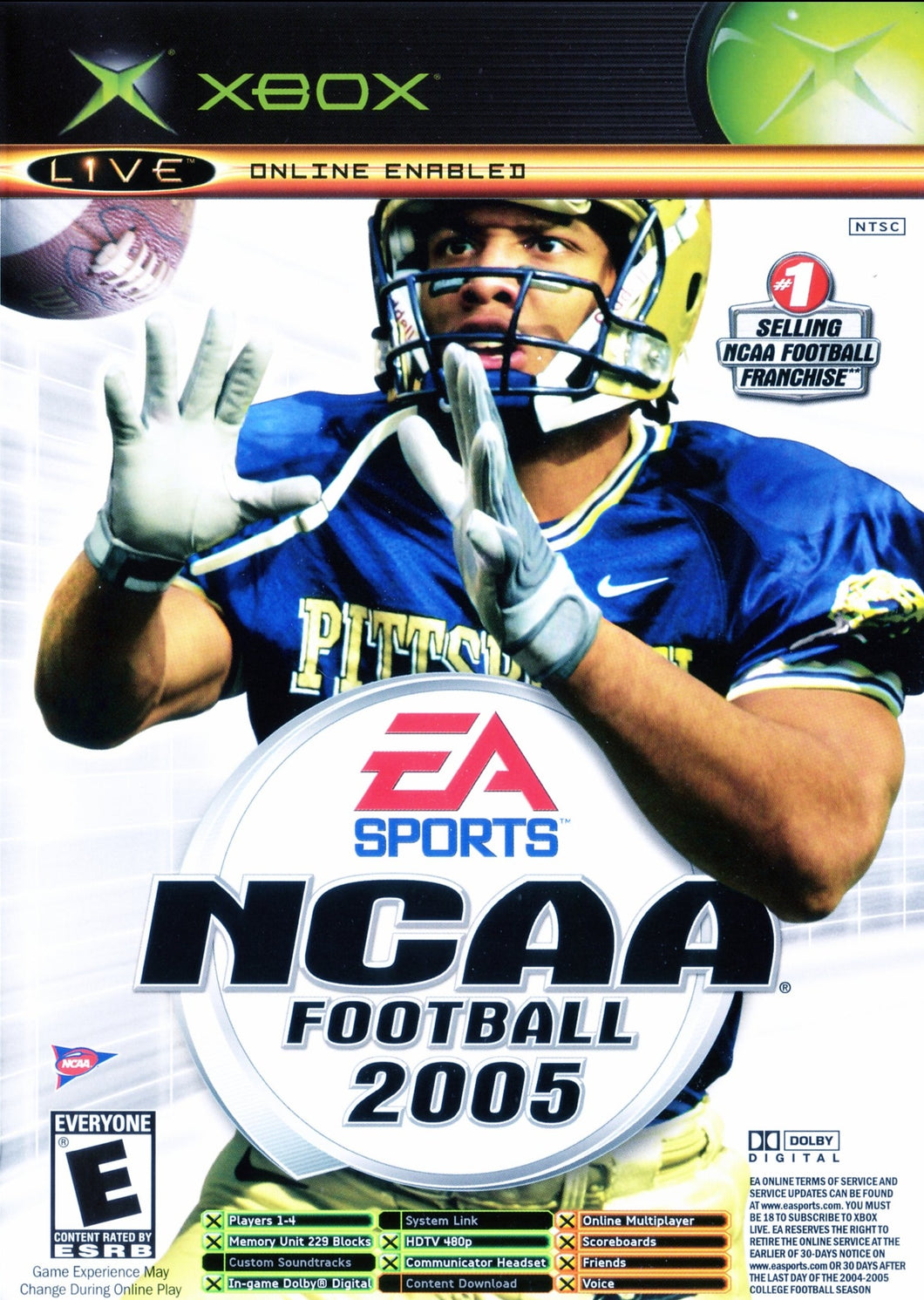 NCAA Football 2005 Top Spin Combo Xbox