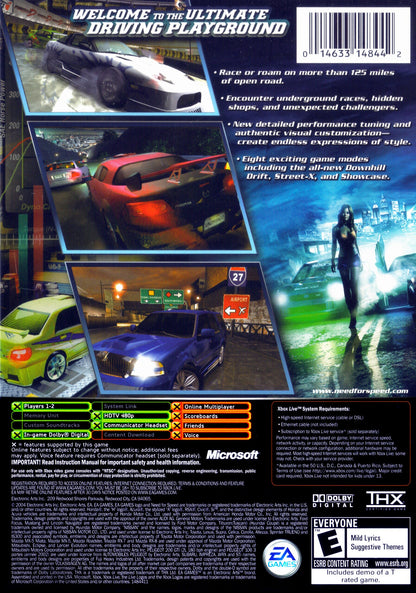 Need For Speed Underground 2 Xbox