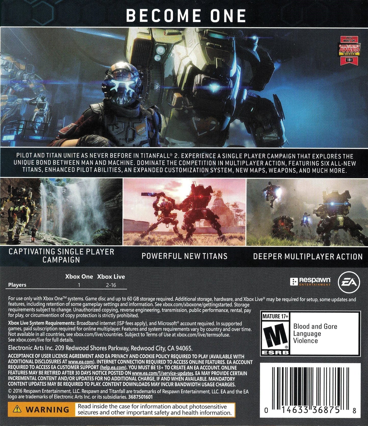 Titanfall 2 Xbox One