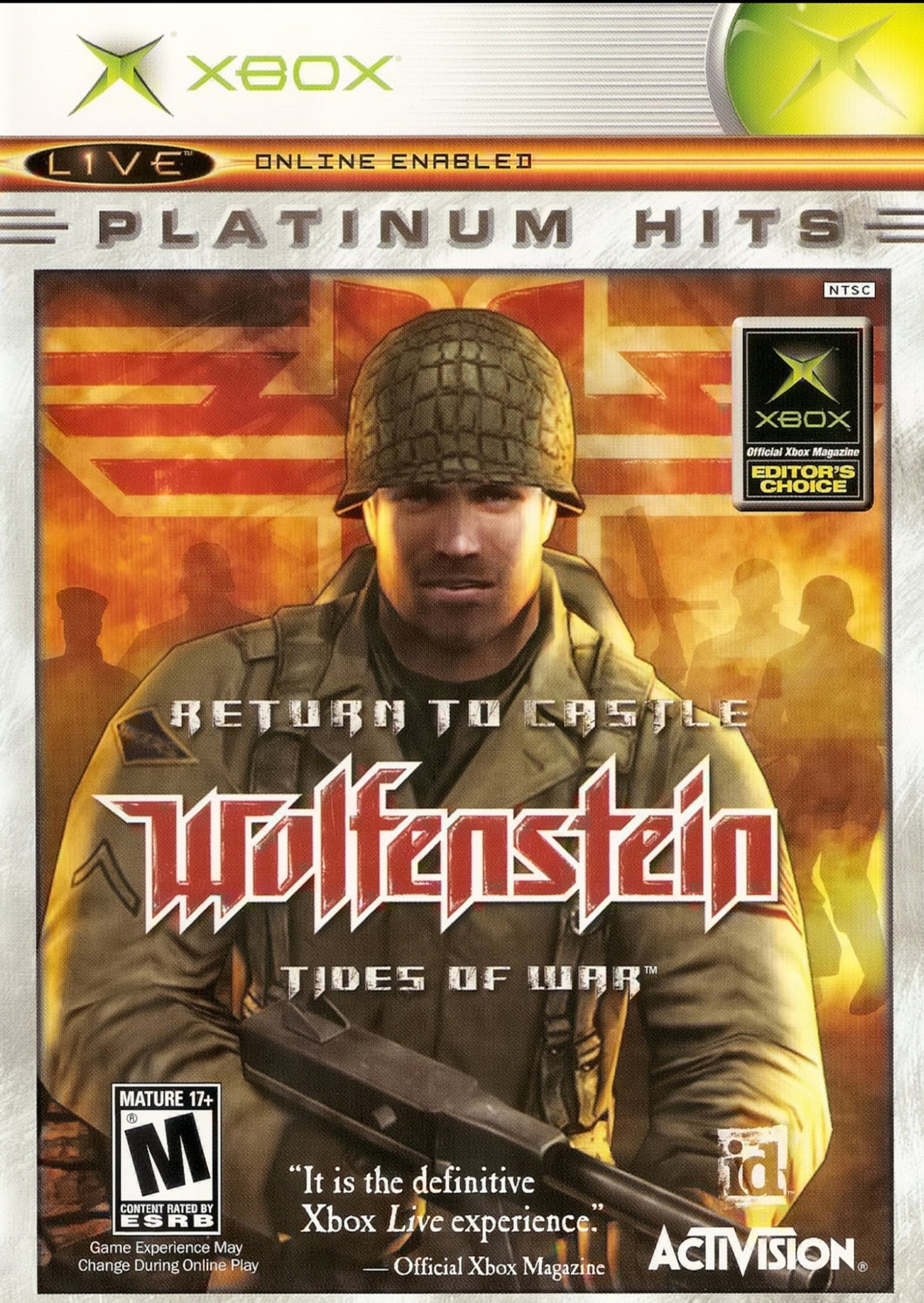 Return To Castle Wolfenstein Xbox