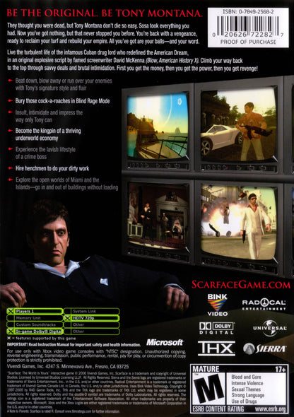 Scarface The World Is Yours Xbox Complete