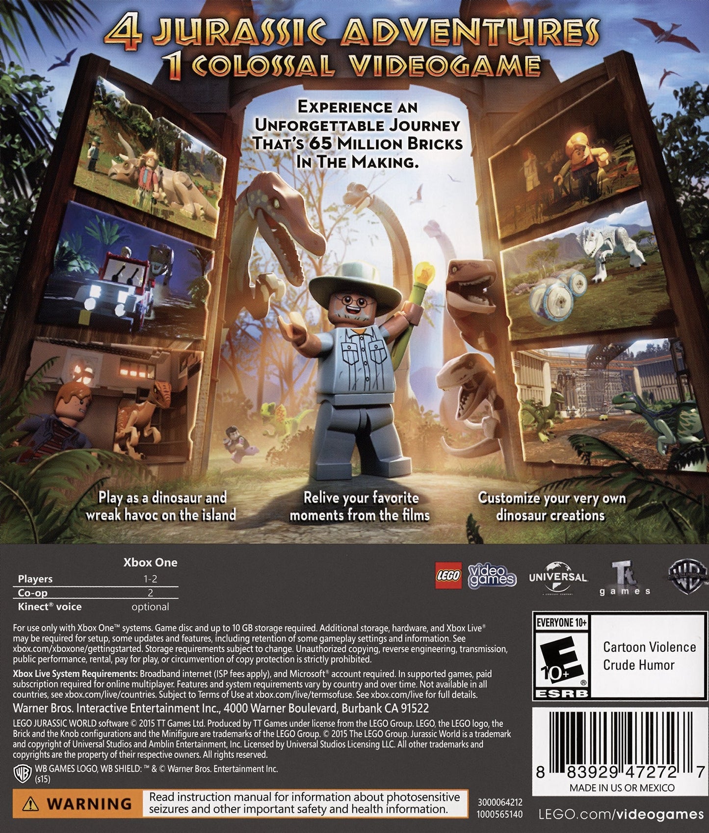 LEGO Jurassic World Xbox One
