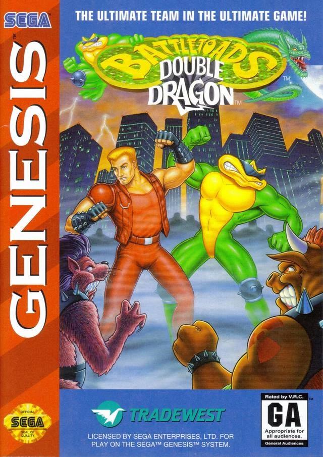 Battletoads And Double Dragon The Ultimate Team Sega Genesis