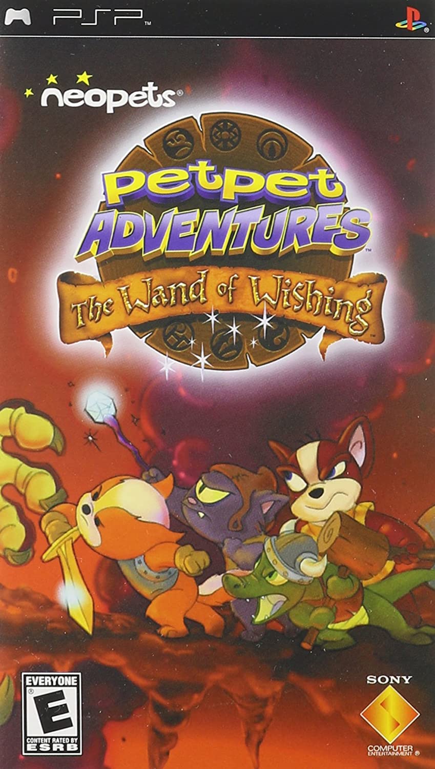 Neopets Petpet Adventures The Wand Of Wishing PSP