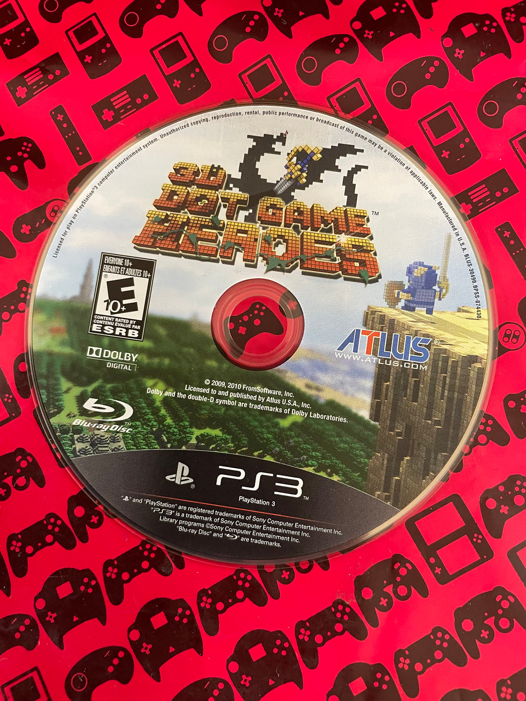3D Dot Game Heroes Playstation 3 Disk Only