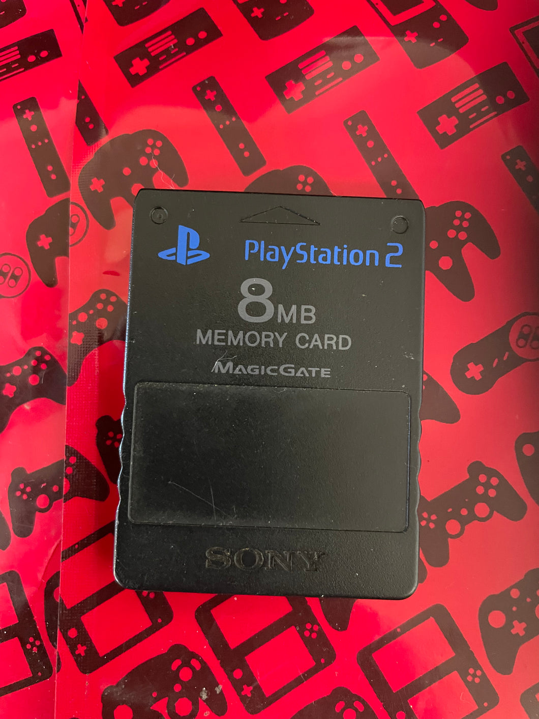 8Mb Memory Card Playstation 2 Sony MagicGate Black