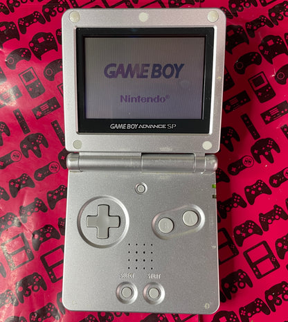 Platinum/ Silver Gameboy Advance SP (AGS-001)