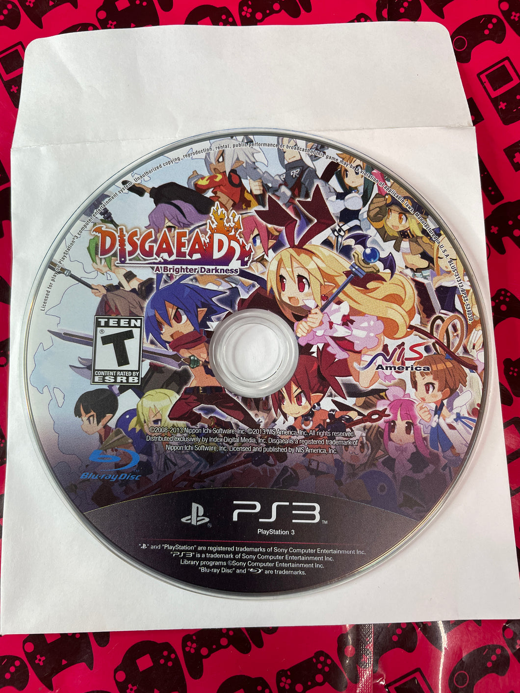 Disgaea D2: A Brighter Darkness Playstation 3 Disk Only