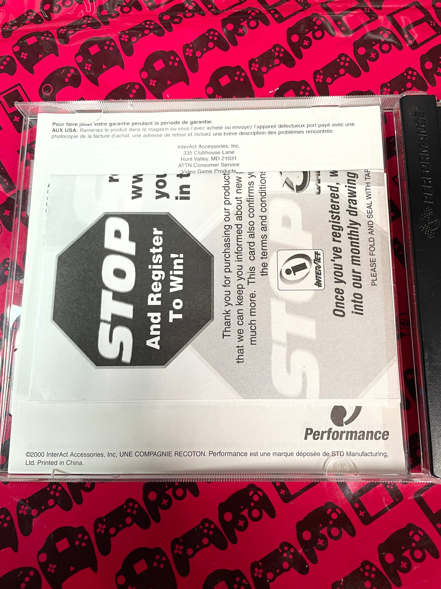 Performance Memory Card for PlayStation 15 Blocks of Memory Includes Case