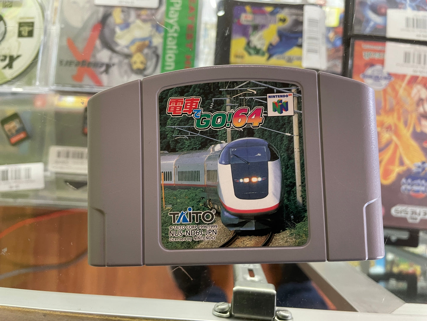 Densha De Go 64 Controller and Game JP Nintendo 64