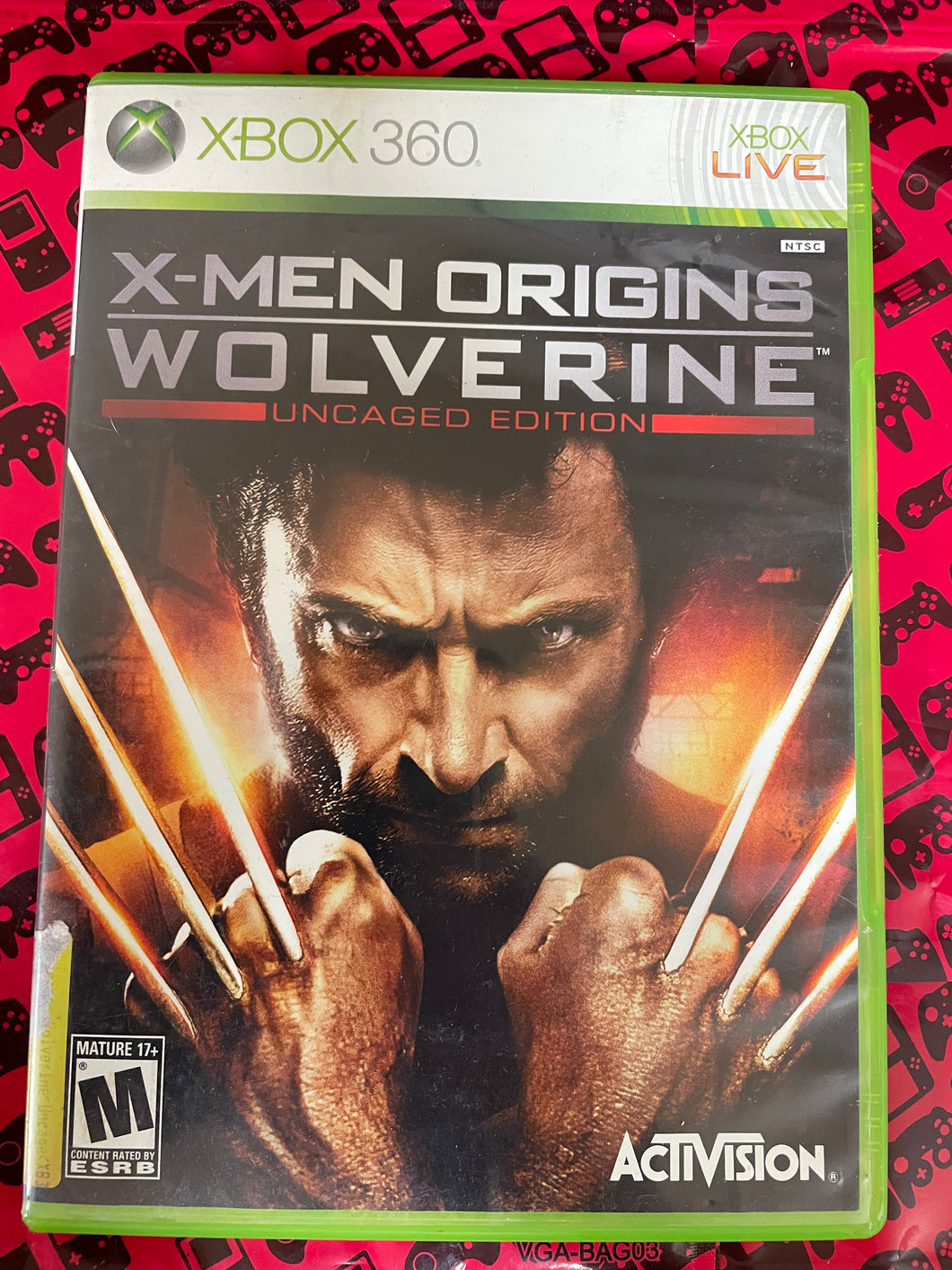 X-Men Origins: Wolverine (Uncaged Edition) Xbox 360 No Manual