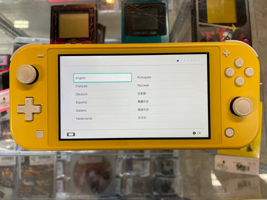 Yellow Nintendo Switch Lite