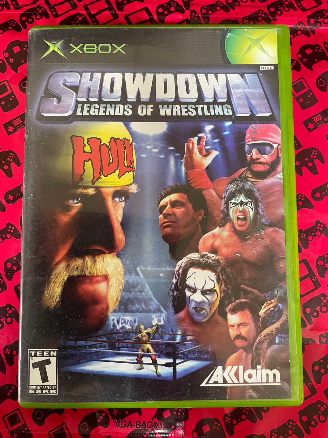 Showdown Legends Of Wrestling Xbox No Manual