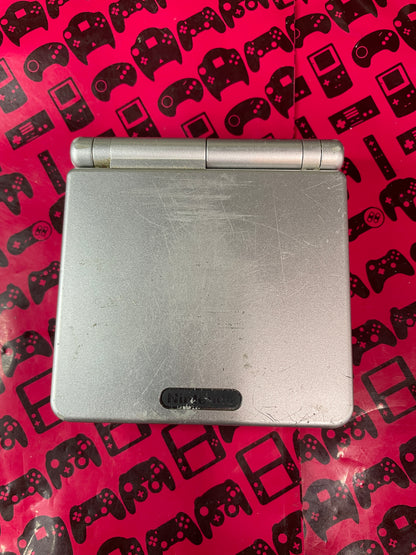 Platinum/ Silver Gameboy Advance SP (AGS-001)