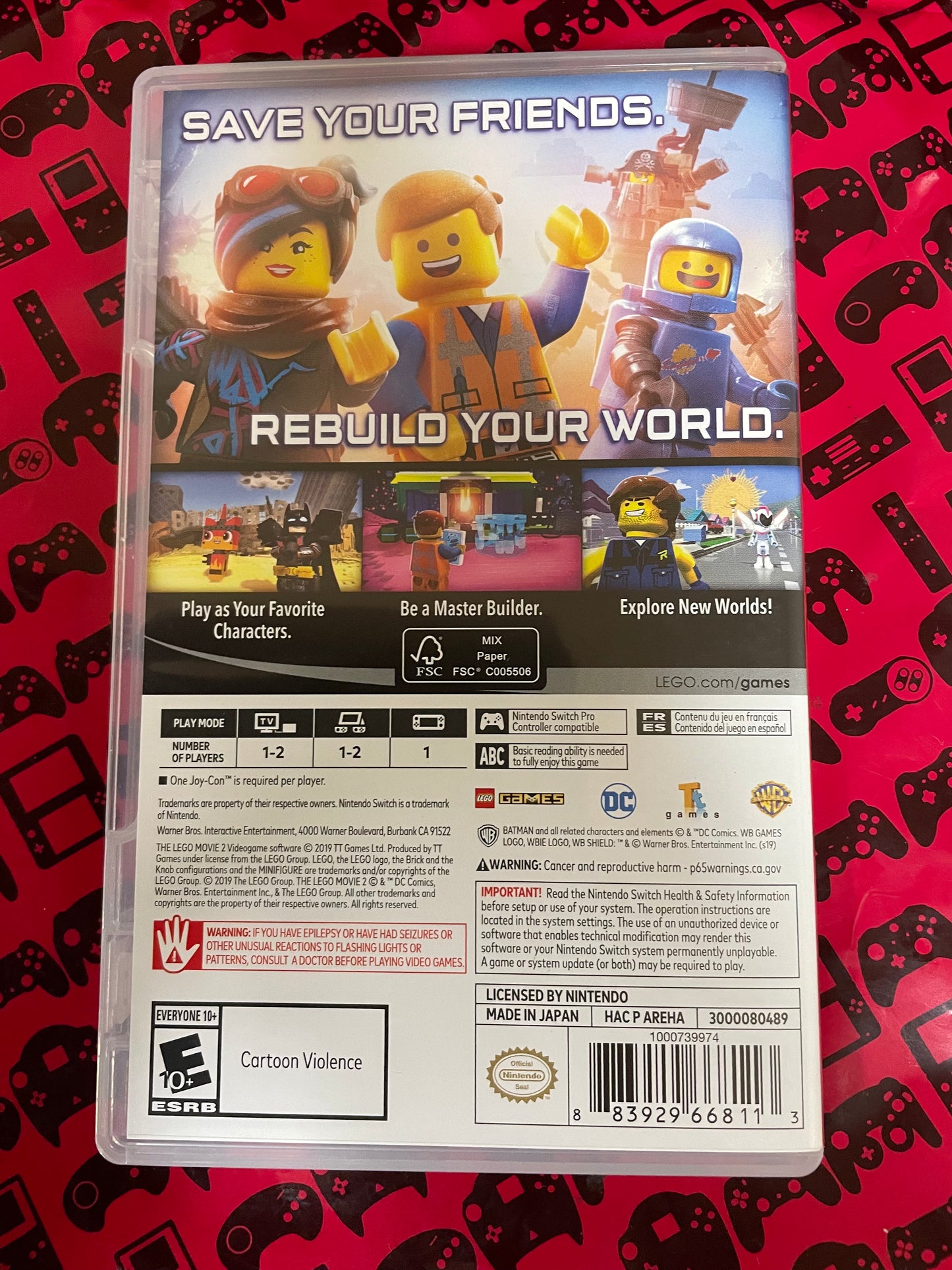 LEGO Movie 2 Videogame Nintendo Switch