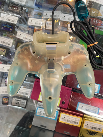 Ice Blue & Clear White Nintendo 64 System JP Nintendo 64