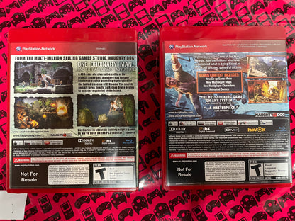 Uncharted Dual Pack Opened Box