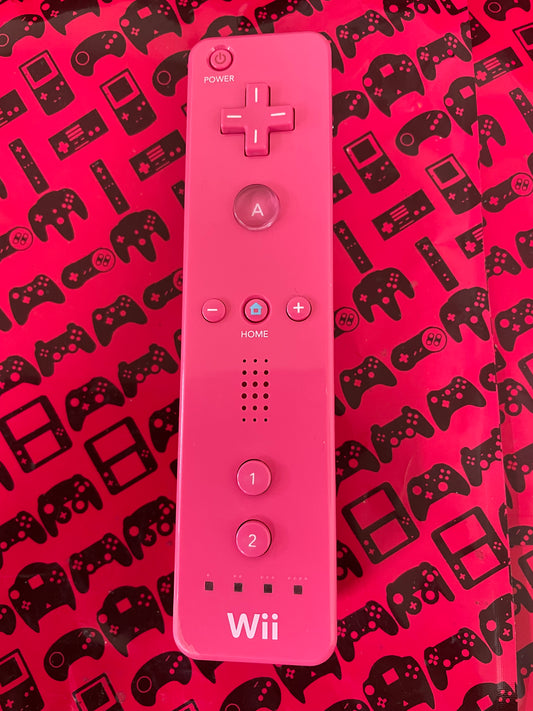 Pink Wii Remote Controller