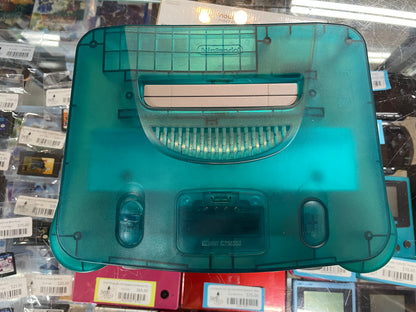 Ice Blue & Clear White Nintendo 64 System JP Nintendo 64