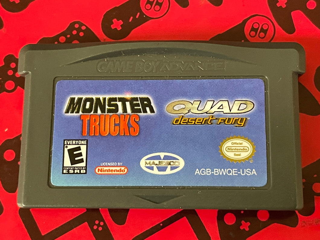 Monster Trucks & Quad Desert Fury GameBoy Advance