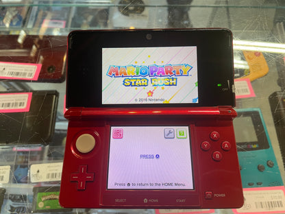 Flame Red Nintendo 3DS (CTR-001) Nintendo 3DS