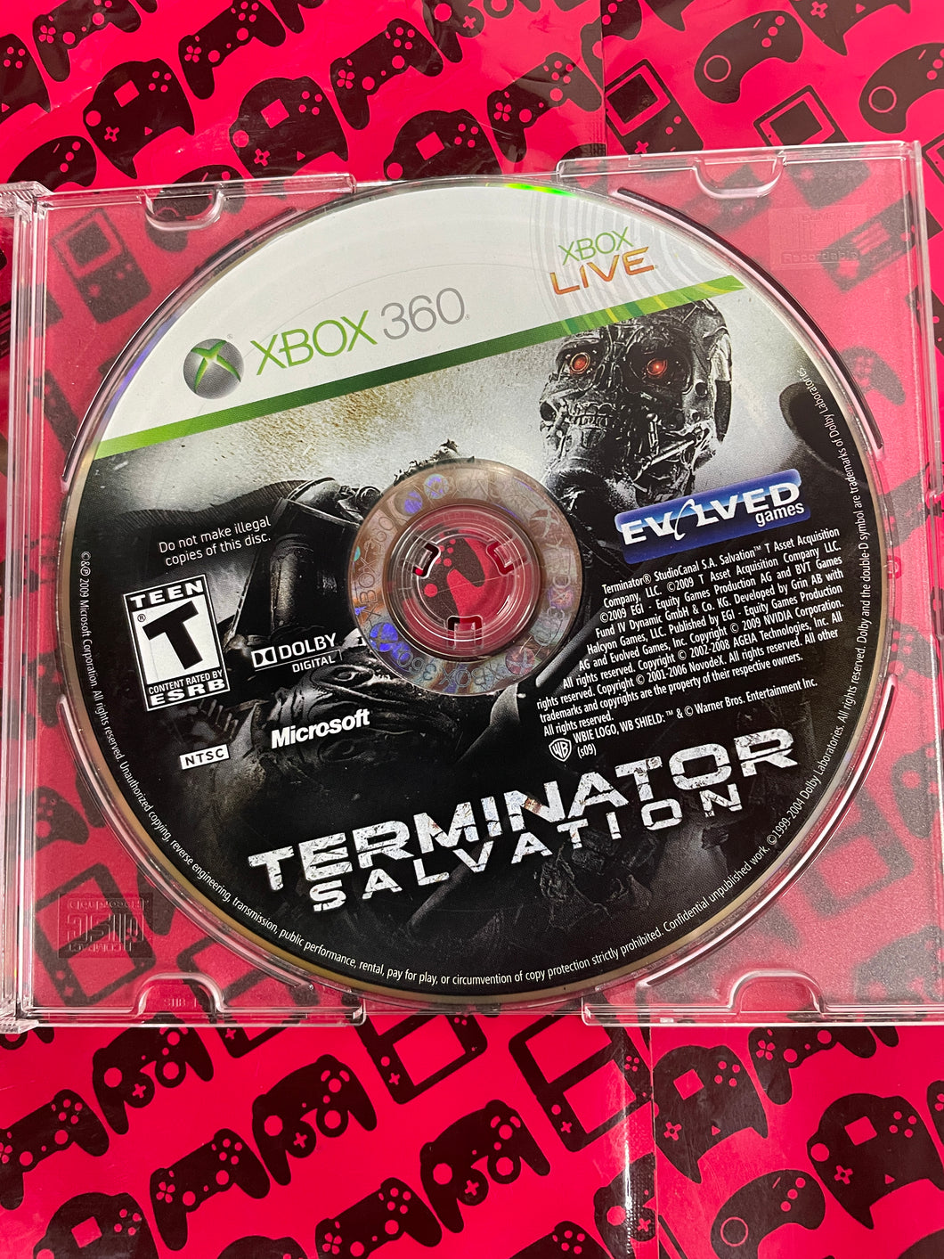Terminator Salvation Xbox 360 Disk Only
