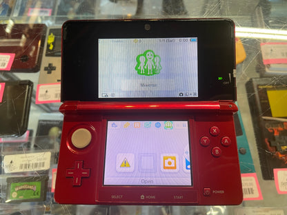 Flame Red Nintendo 3DS (CTR-001) Nintendo 3DS