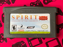 Load image into Gallery viewer, Spirit Stallion Of The Cimarron Search For Homeland GameBoy Advance
