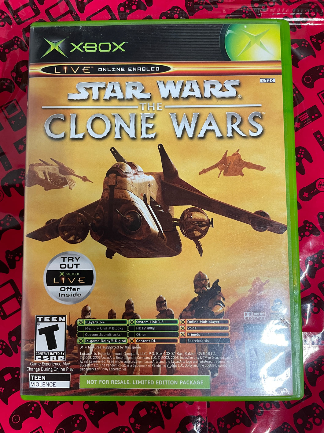Clone Wars Tetris Worlds Combo Pack Xbox Complete